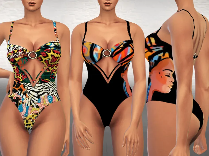 Afro Design Swimsuits