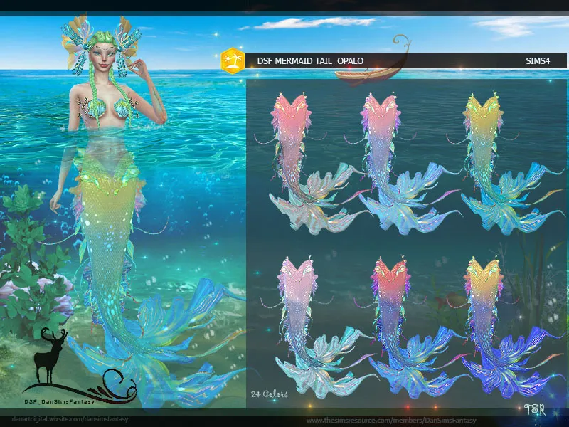 DSF MERMAID TAIL OPALO