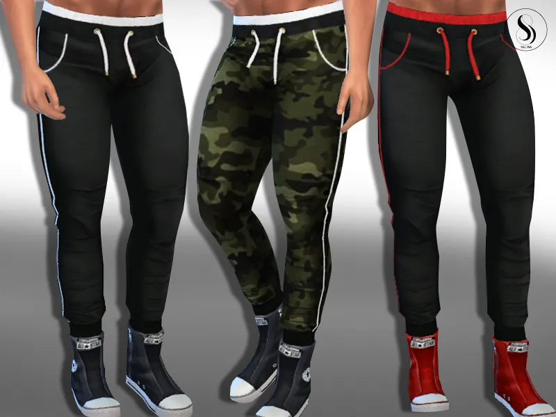 Male Sims Track Pants
