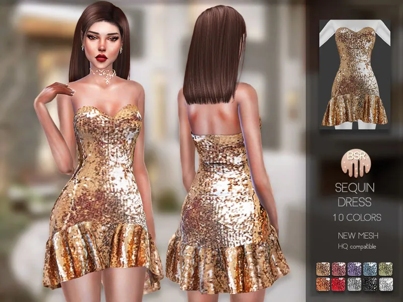 Sequin Dress BD158