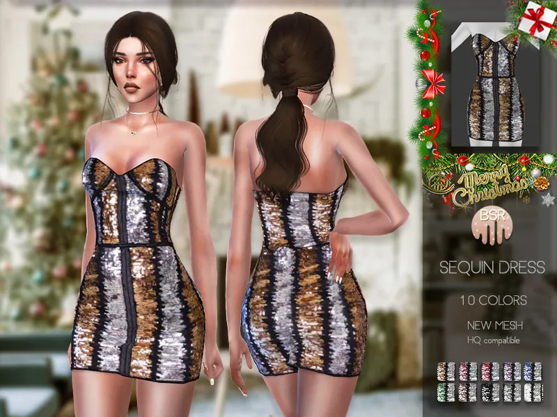 Sequin Dress BD164