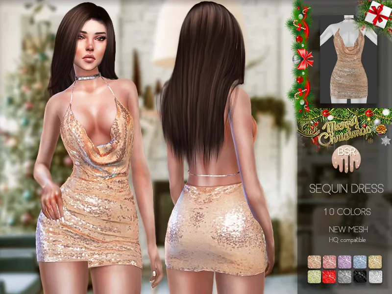 Sequin Dress BD167