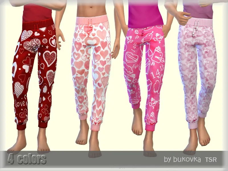 Valentine's Day Pants