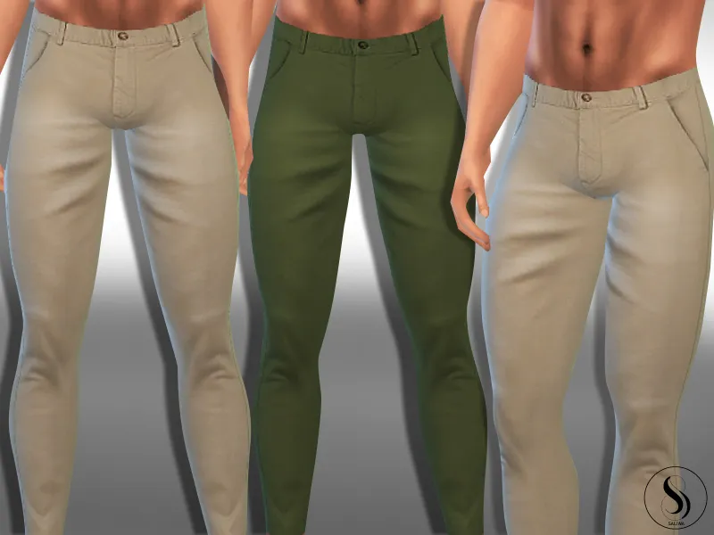 Male Sims Chino Skinny Fit Pants
