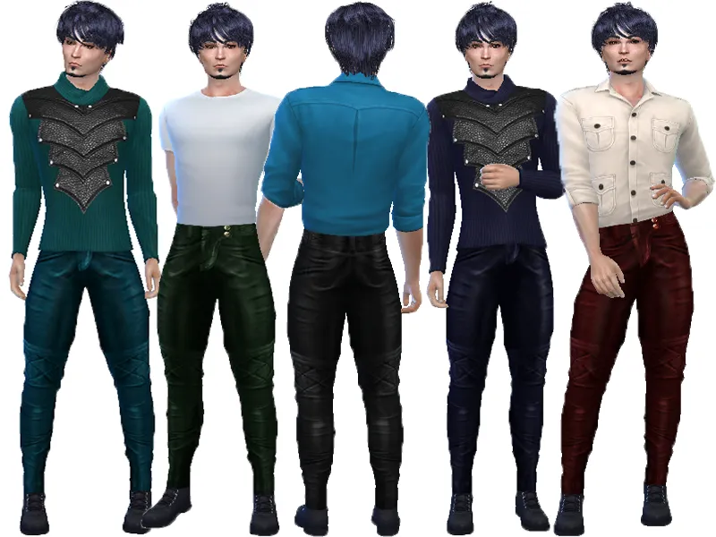 Black leather pants (Get famous)