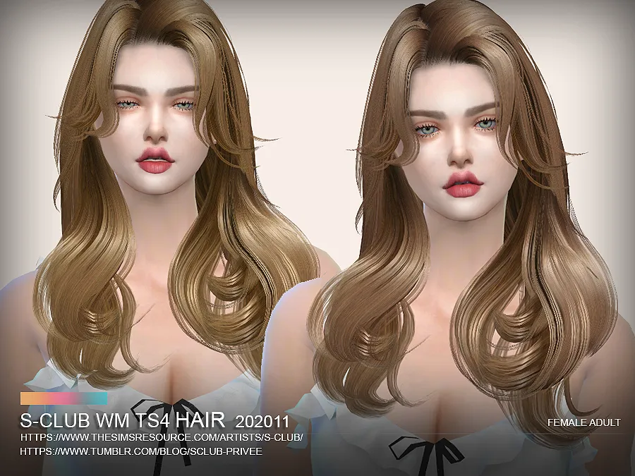 S-Club ts4 WM Hair 202011