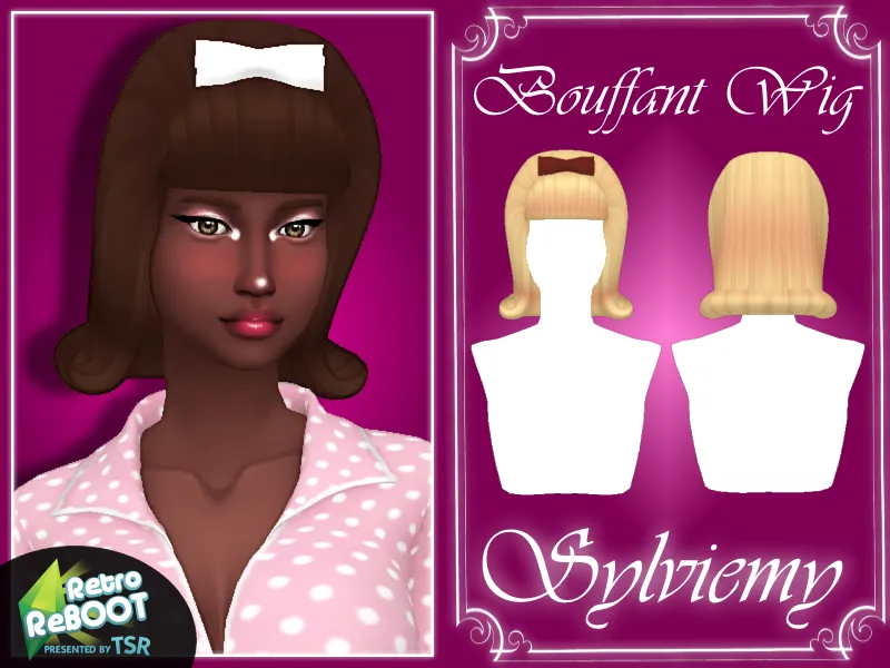 Retro ReBOOT Bouffant Wig Set