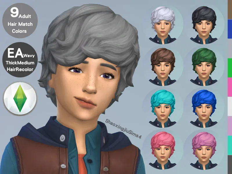 Kid SP08WavyThickMedium Recolor