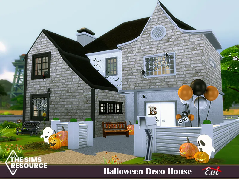 Halloween deco house_TSR only CC