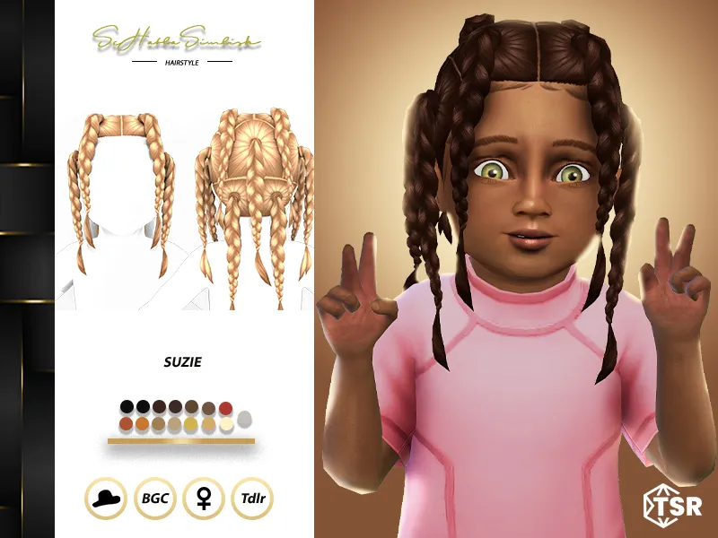 Suzie Hairstyle (Toddler)