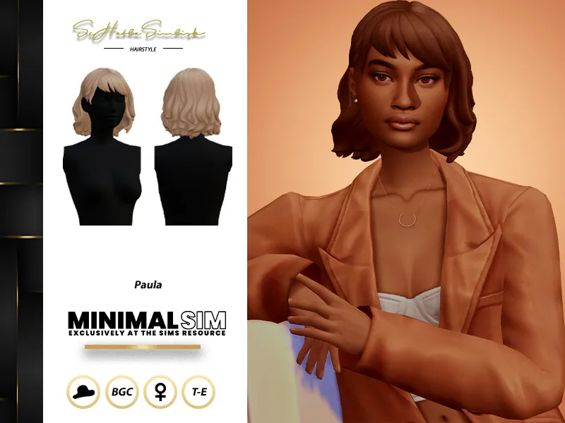 MinimalSim - Paula Hairstyle