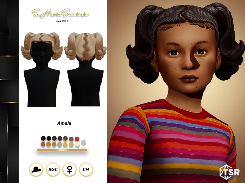 Amala Hairstyle (Children)