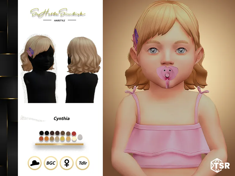 Cynthia Hairstyle (Toddler)