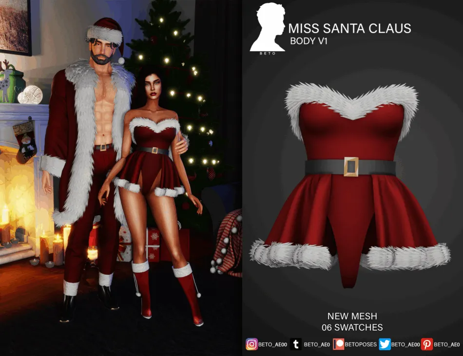 Miss Santa Claus - Body V1 - Image 1