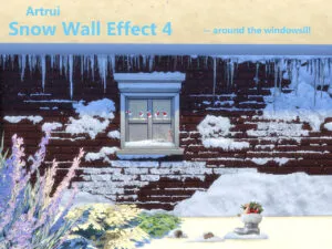 Snow wall effect 4