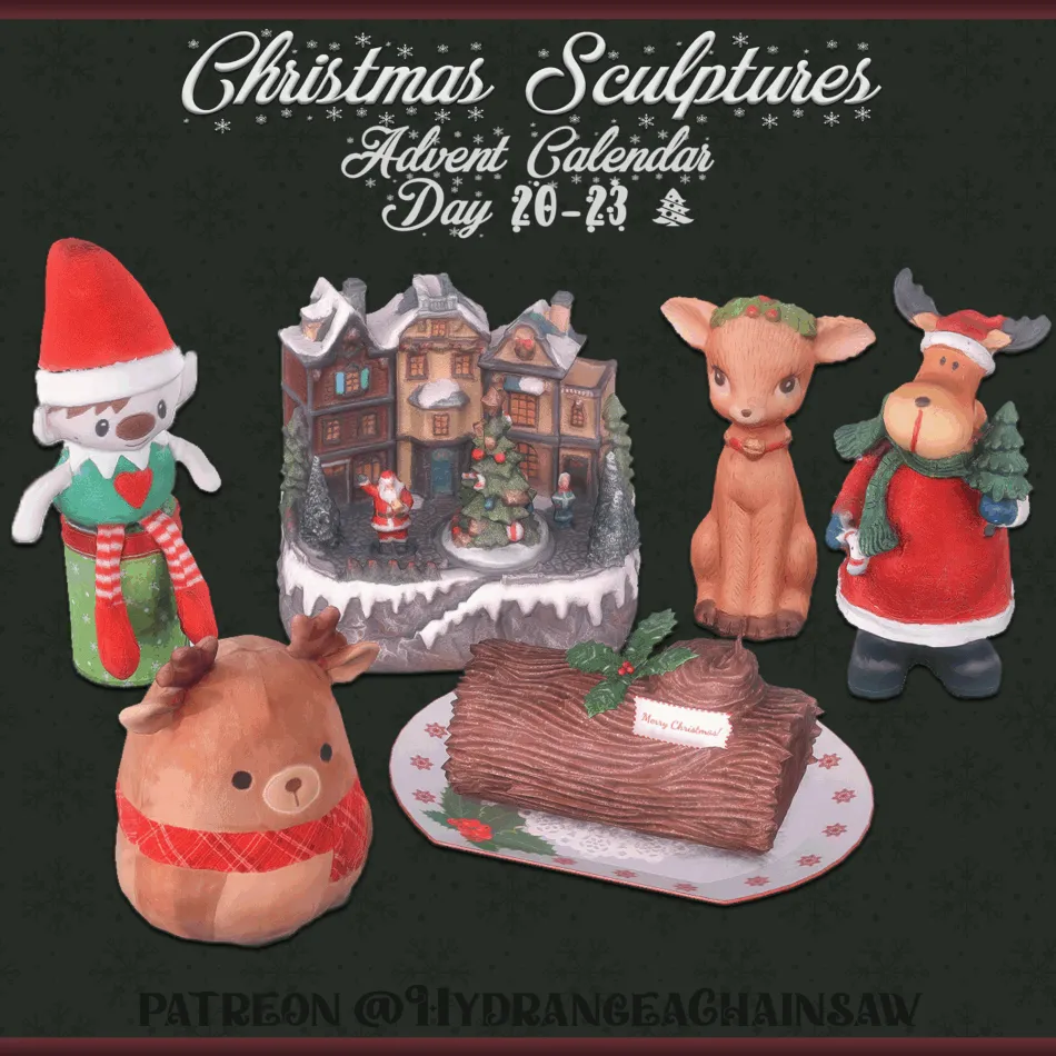 Christmas Sculptures+Cake+Plush - Image 1