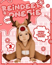 [DAY 3] Infant Reindeer Onesie