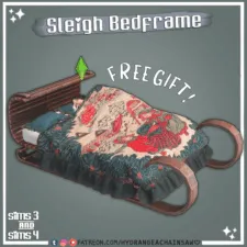Sleigh Bedframe