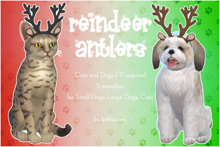 Pets Reindeer Antlers - Image 1