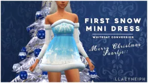 First Snow Mini Dress