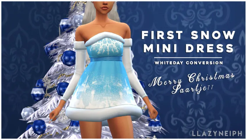 First Snow Mini Dress - Image 1