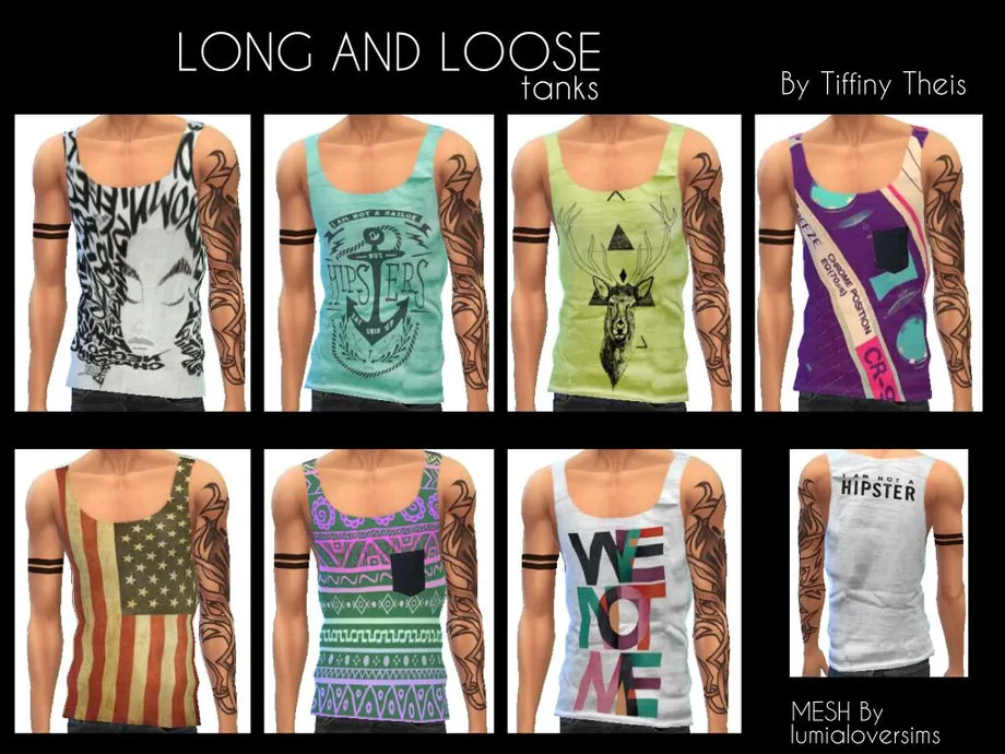 I'm not a hipster tanks