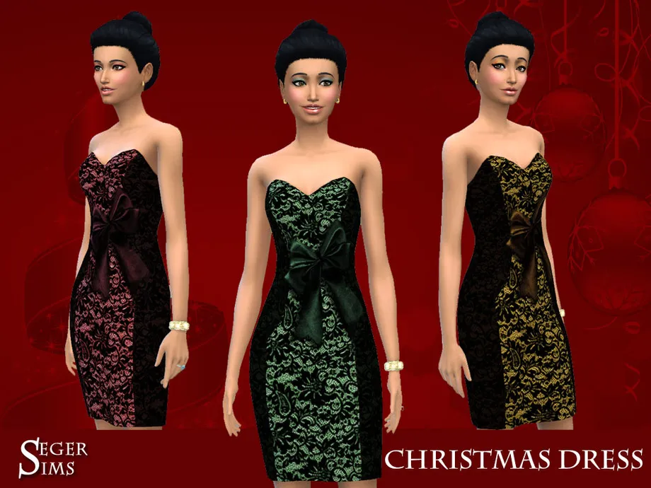 Christmas Lace Dress