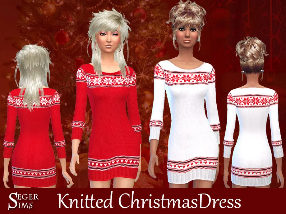 Knitted ChristmasDress
