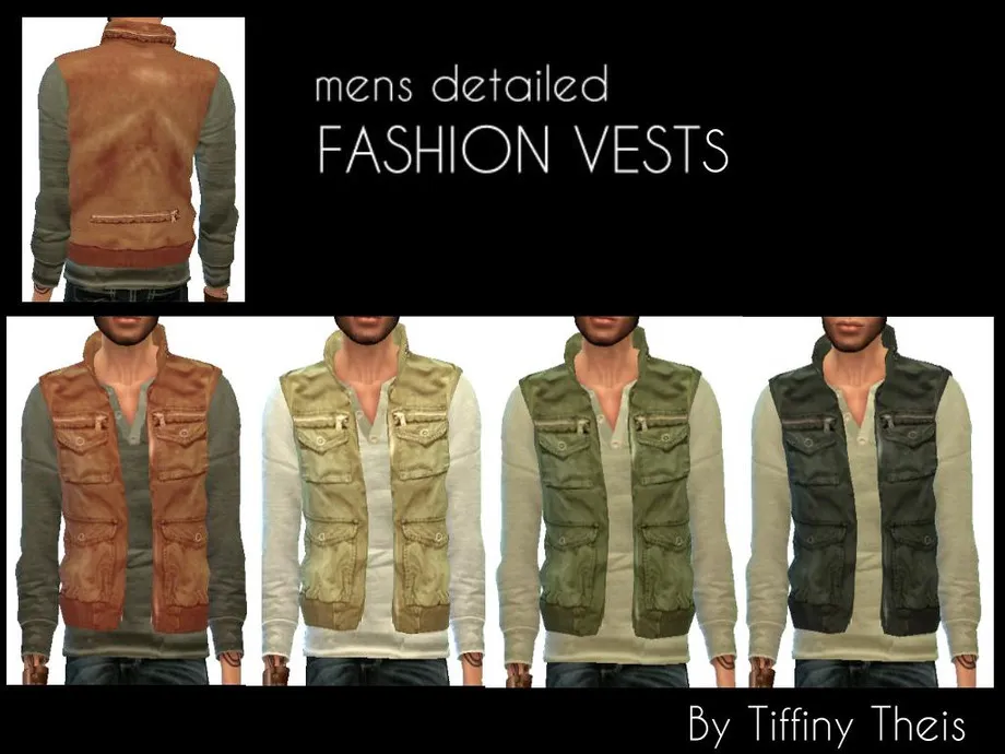 Mens Fashion Vest