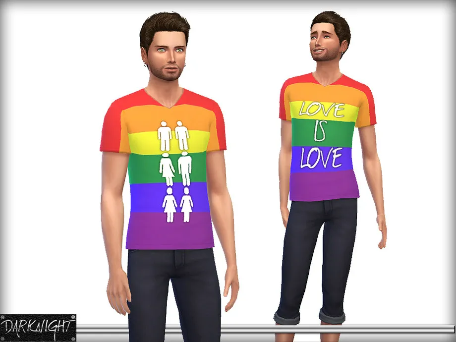 Love Is Love T-Shirt Male