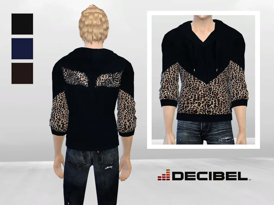 Cheetah Printed Fleece Jacket