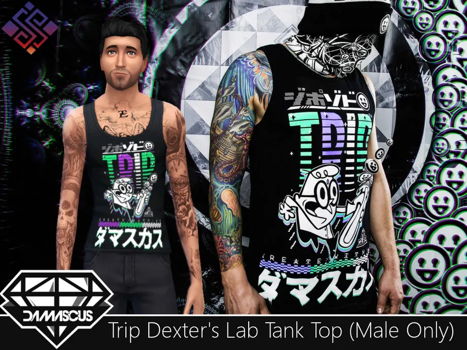 Damascus Apparel Trip Dexter's Lab Tank Top