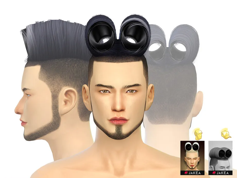 JAKEA - H003 - MICKEY (Male Hair)