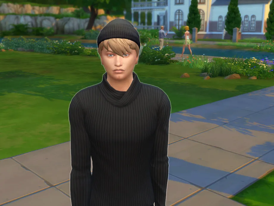 Kjlck - Swept Hair -  EA edit