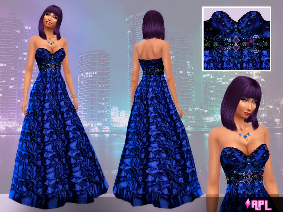 Sapphire Navy Blue dress