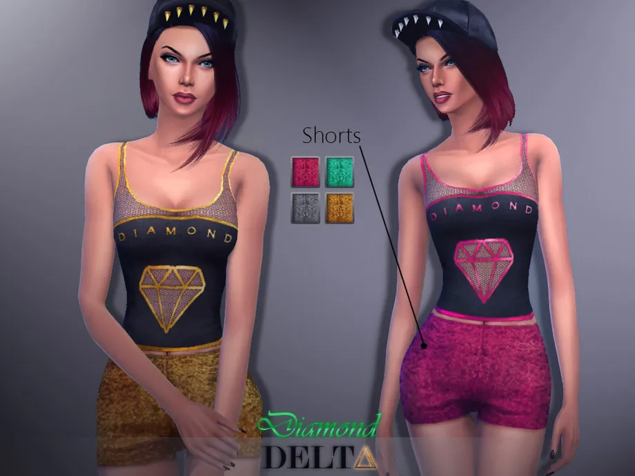 DELTΔ - Diamond Shorts