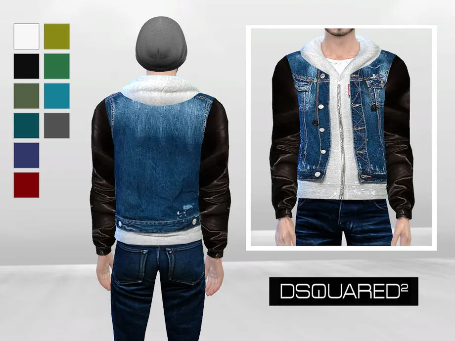 The Icon Denim And Leather Jacket