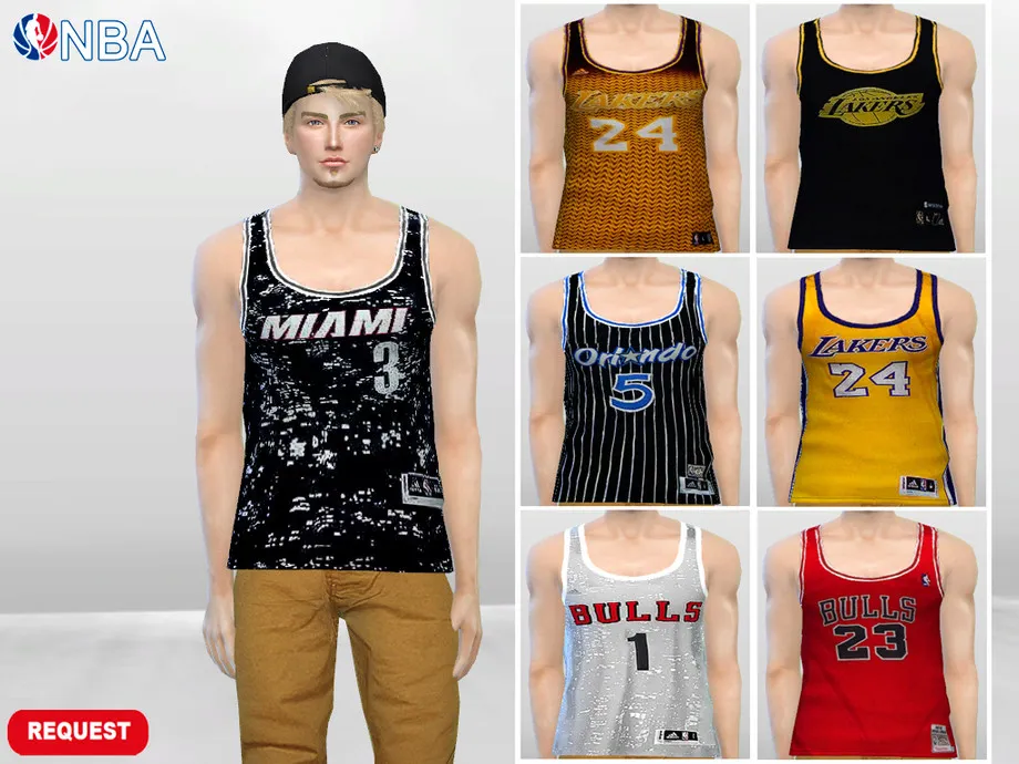 NBA Sport Jersey Tanks (Request)