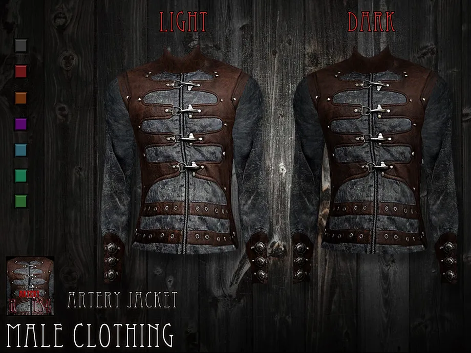 Artery jacket - male clothing