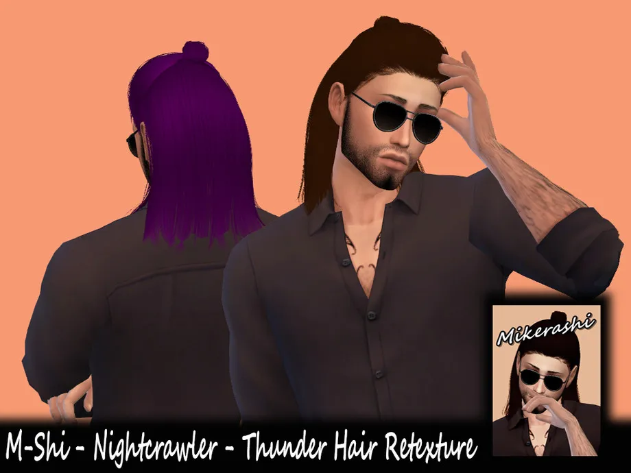 M-Shi - Nightcrawler - Thunder Hair Retexture (Mesh Needed)