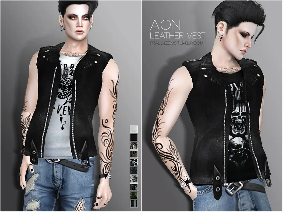 Aon Leather Vest
