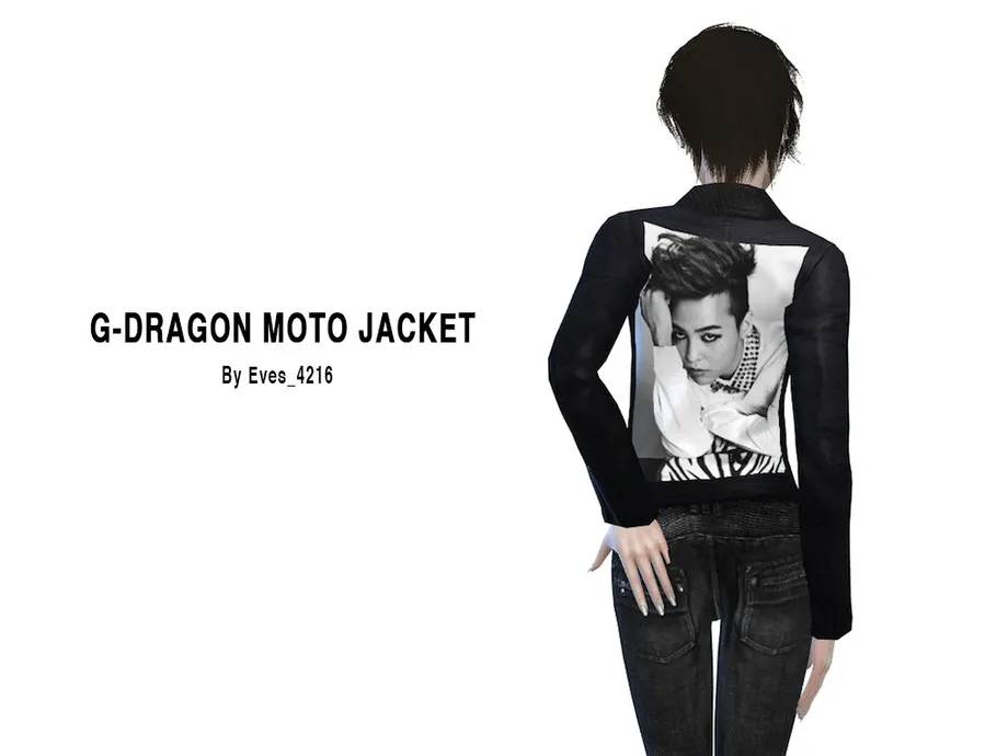 K-Pop G-Dragon Moto Jacket, Female
