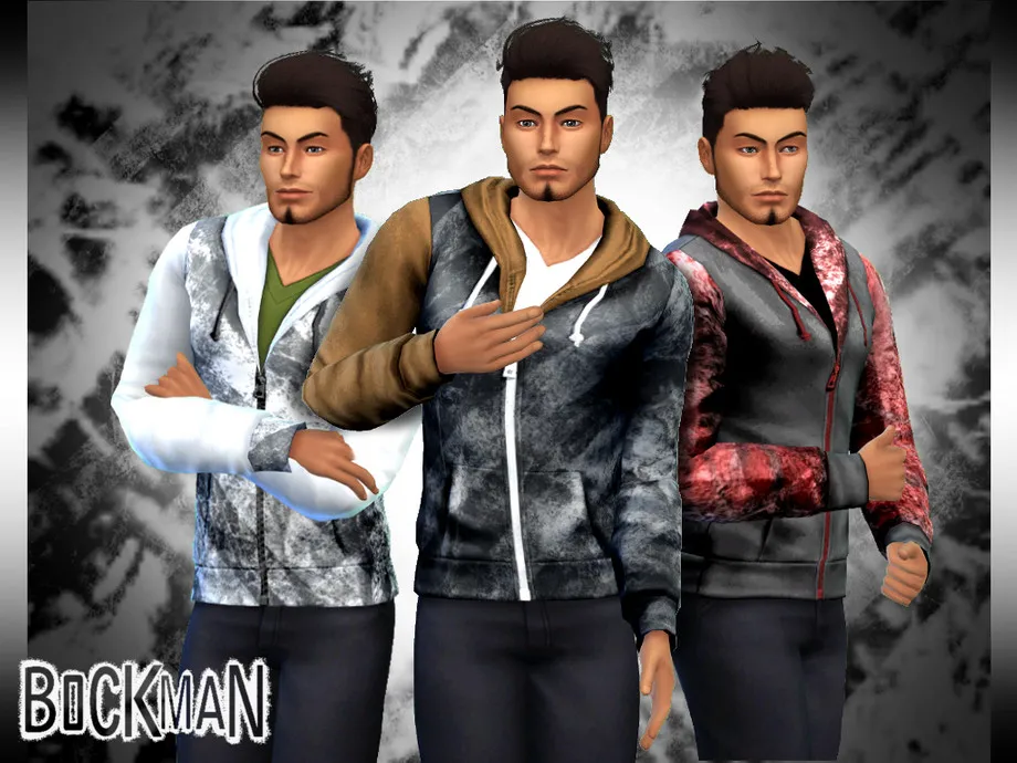 Rusty Print Hoodie Set