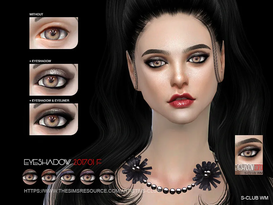 S-Club WM thesims4 Eyeshadow F201701