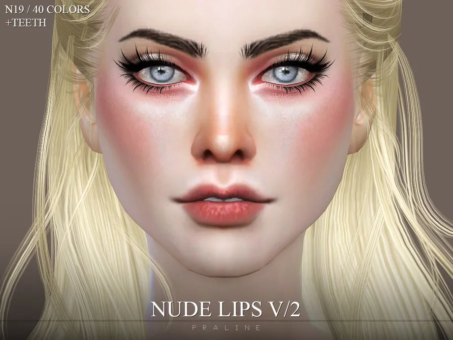 Nude Lips V/2 +Teeth N19