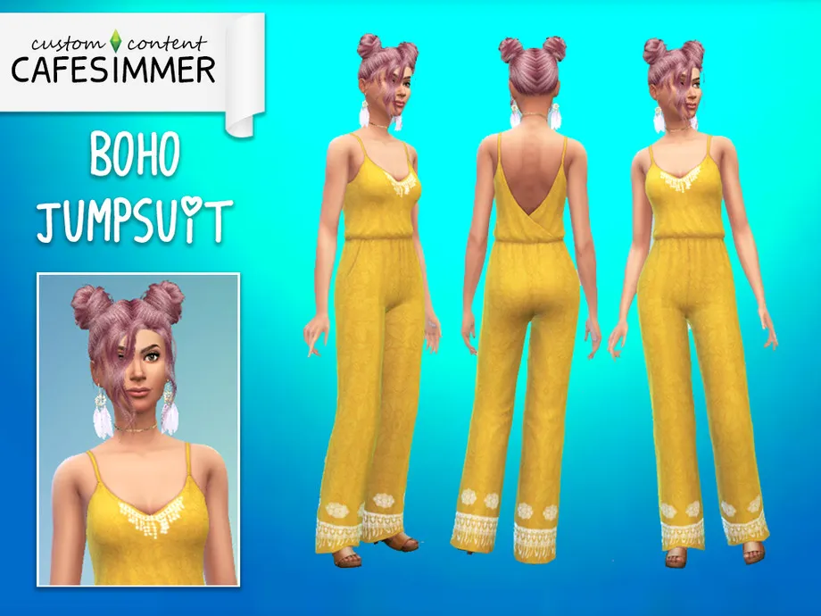 { Cafesimmer } Boho Jumpsuit
