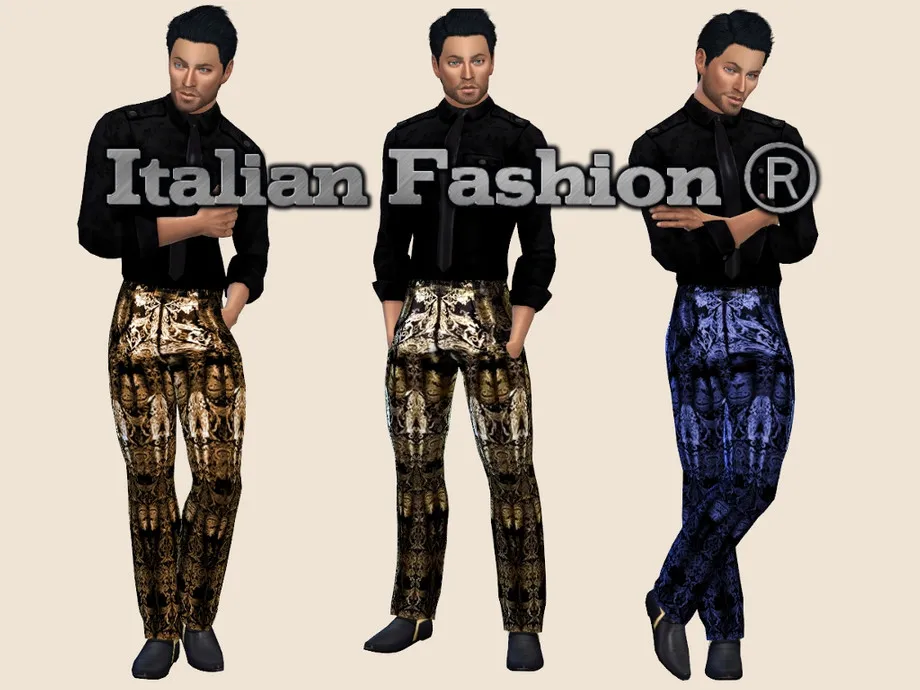Men's trousers Italian style