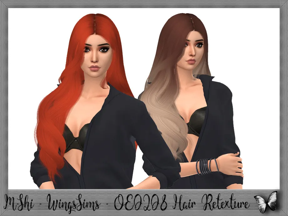 M-Shi - WingsSims - OE0208 Hair Retexture (Mesh Needed)