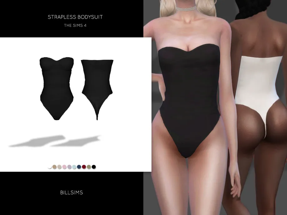 Strapless Bodysuit