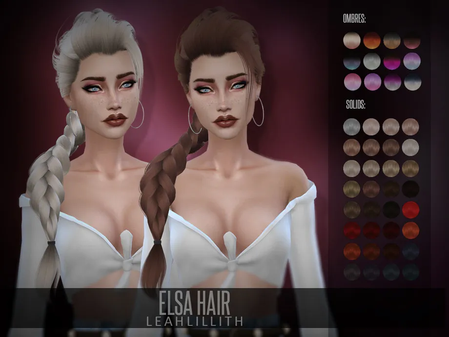 LeahLillith Elsa Hair
